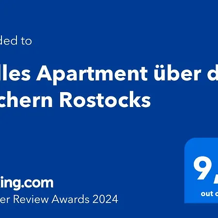 Helles Ueber Den Daechern Rostocks Appartamento *