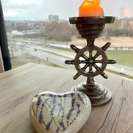 Apartman Helles Ueber Den Daechern Rostocks *